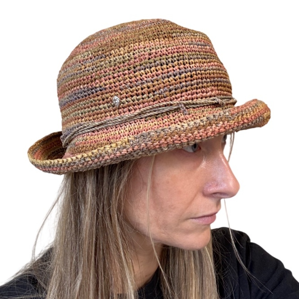 Helen Kaminski Multicolor Woven Women's Hat